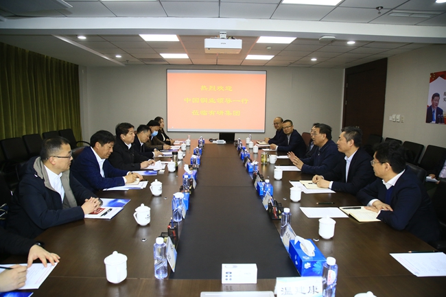 中国铜业总裁许波到访完美网页版集团