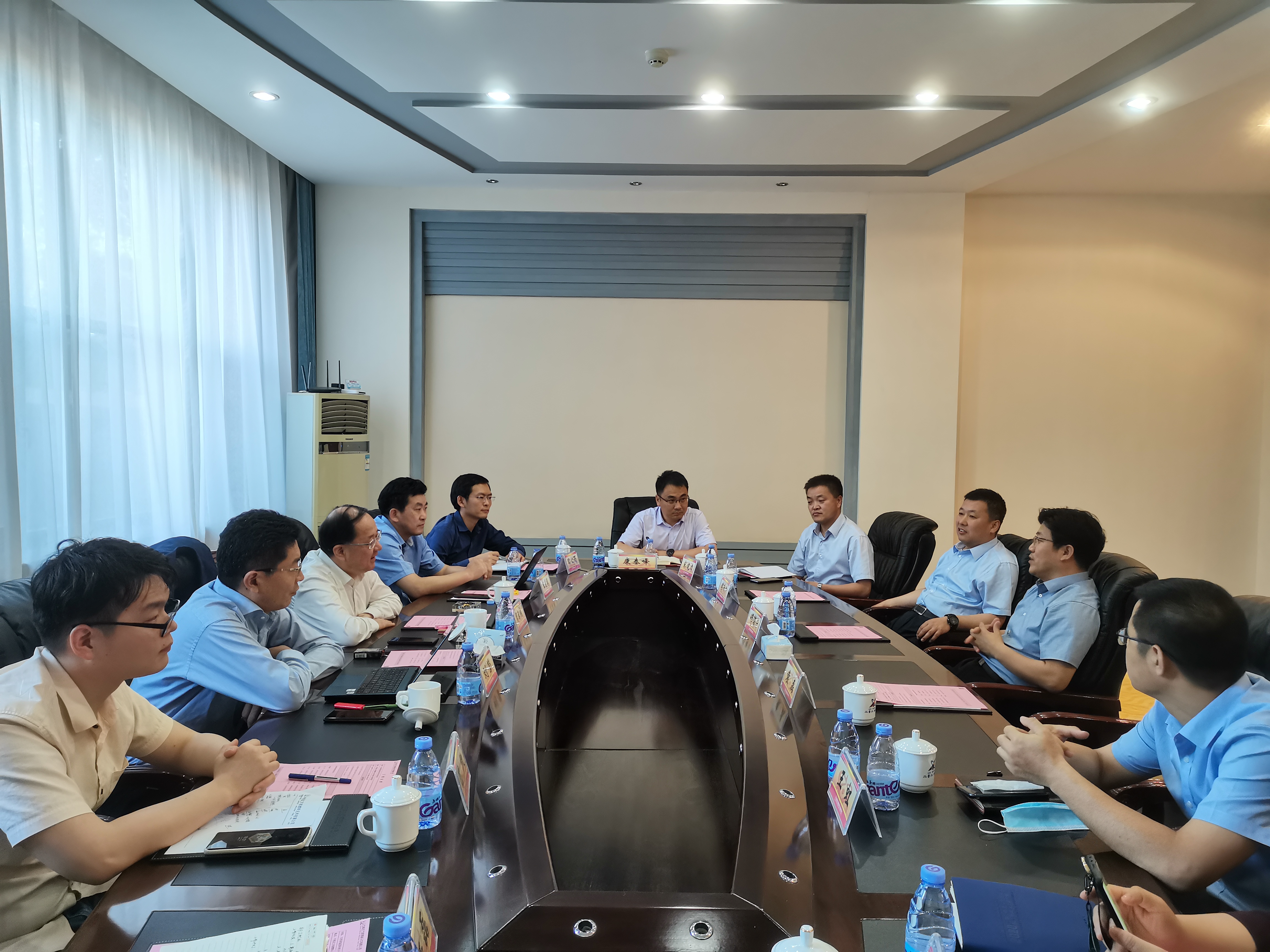 完美网页版集团副总经理周旗钢一行走访中核北方